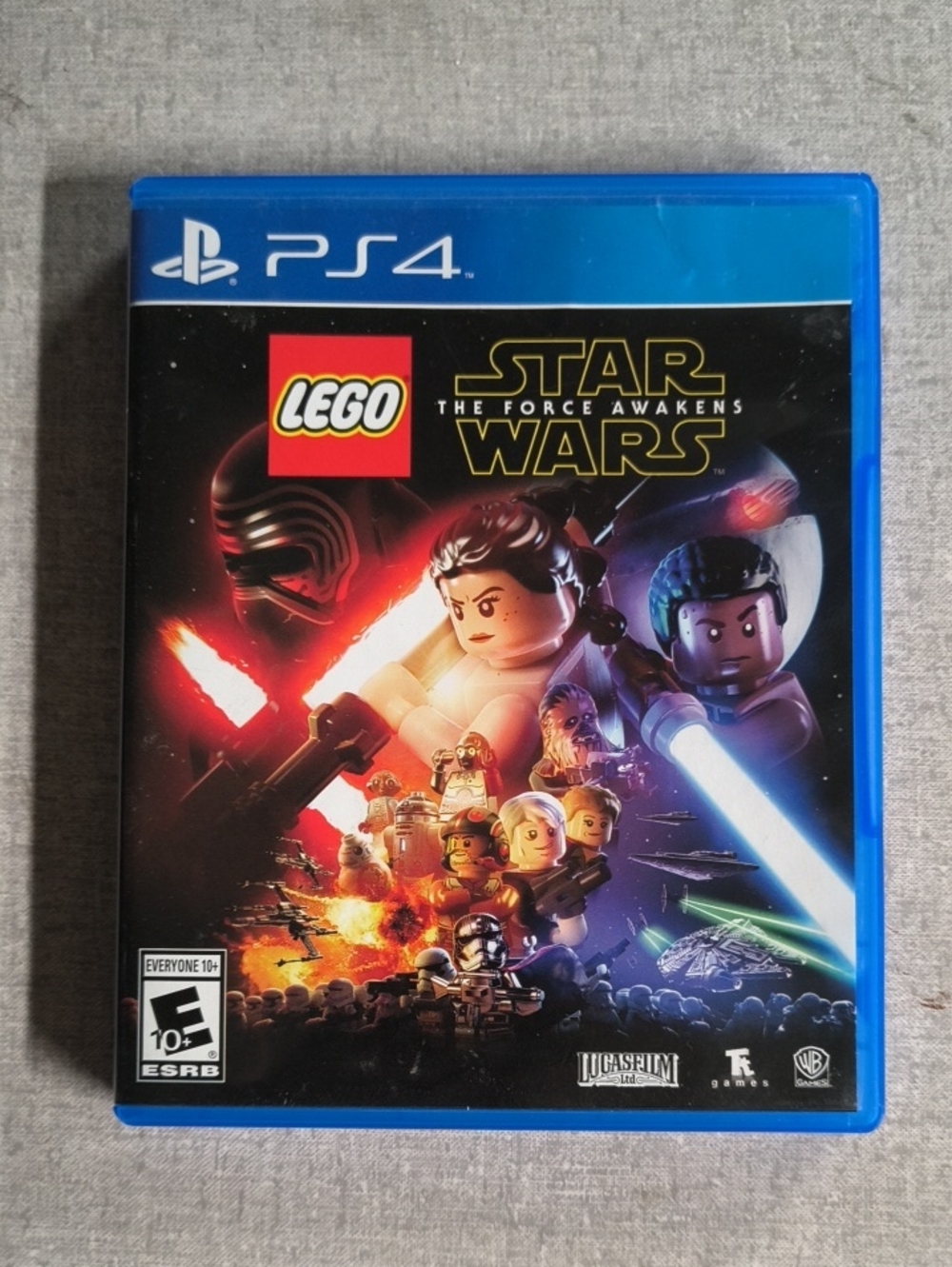 Lego Star Wars: The Force Awakens PS4 Game - Blue Case